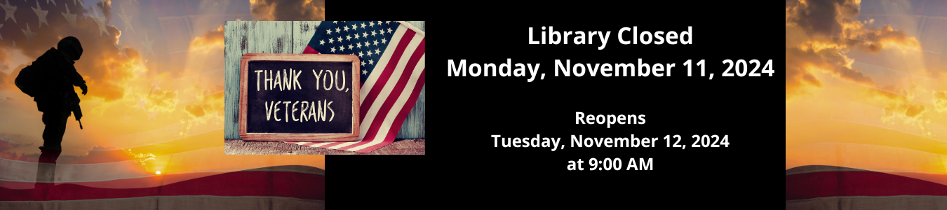 Veterans Day Library Closed