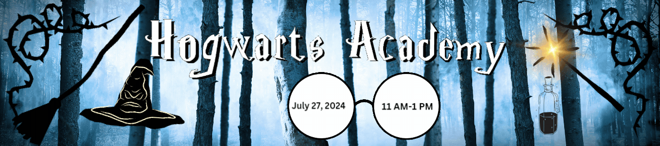 Hogwarts Academy July 27, 2024, 11 AM to 1 PM